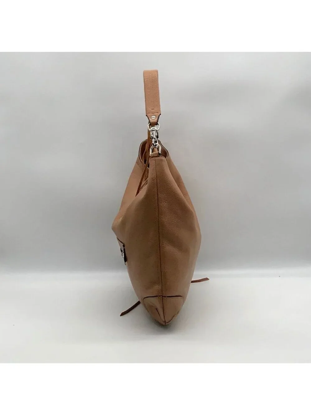 Rebecca Minkoff Tan Pebbled Leather Slim Regan Hobo Bag